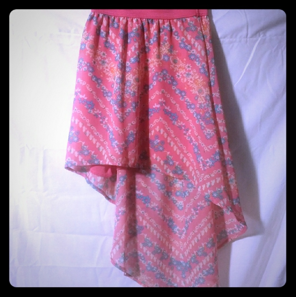 Tempted Girls Size 7 Hi-Lo Skirt